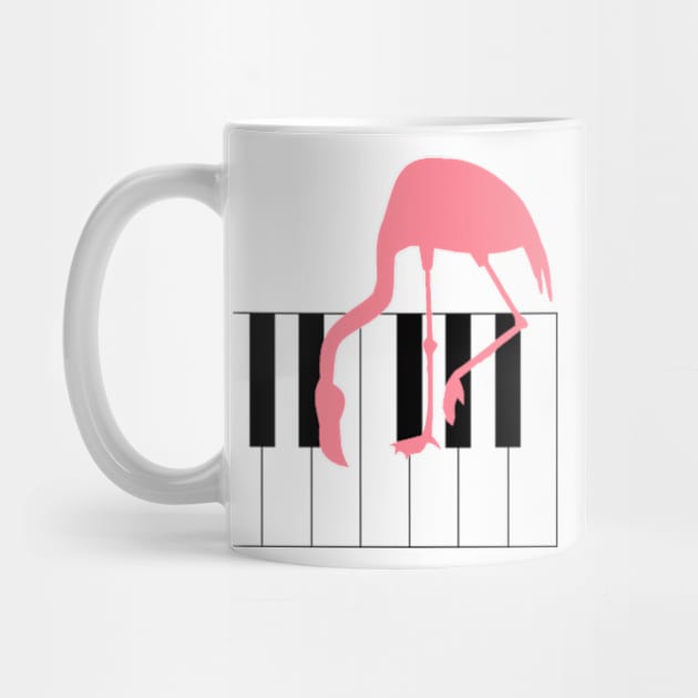 Funny Flamingo Piano Music Theme by TammyWinandArt